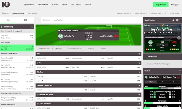 10bet Livewetten