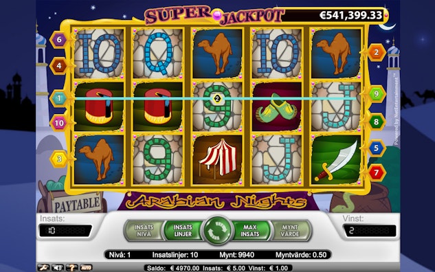 Arabian Nights Free spins