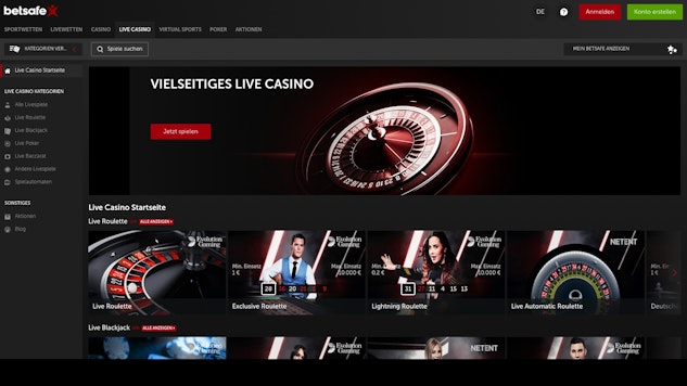 Betsafe Live Casino