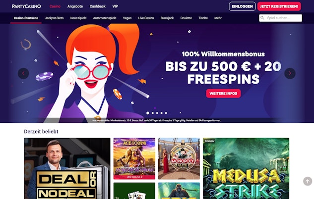 Party Casino Start