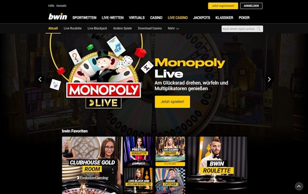 Bwin livecasino