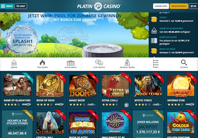 Platin Casino Start