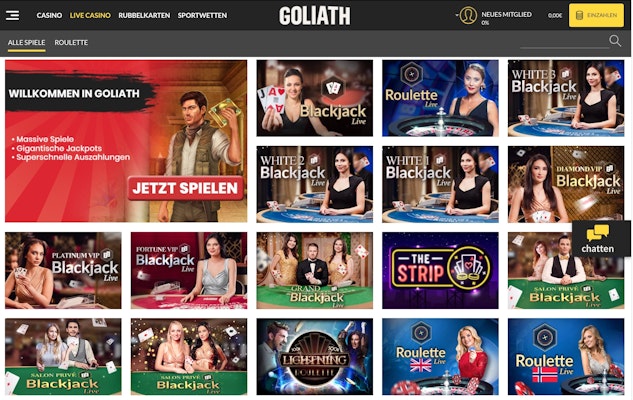 Goliath Live Casino