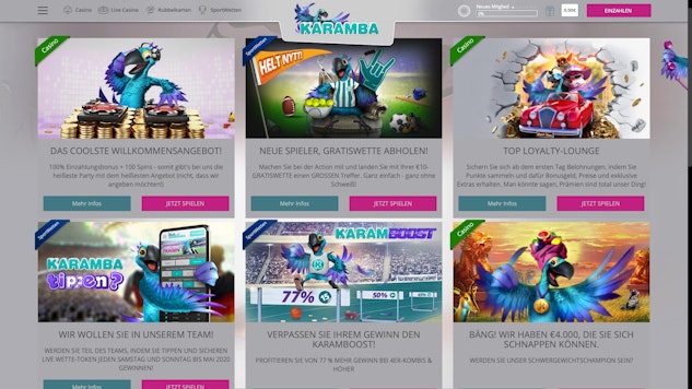 Karamba Casino Aktionen