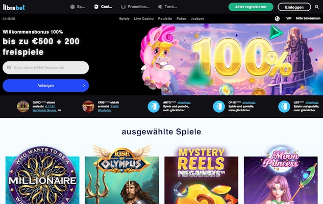 Libra Bet Casino Start